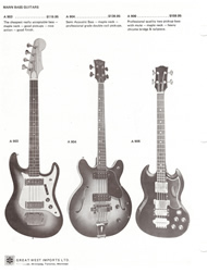 Mann Guitars 70s Catalog Page 8